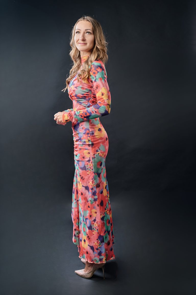 Spiral Bloom Dress