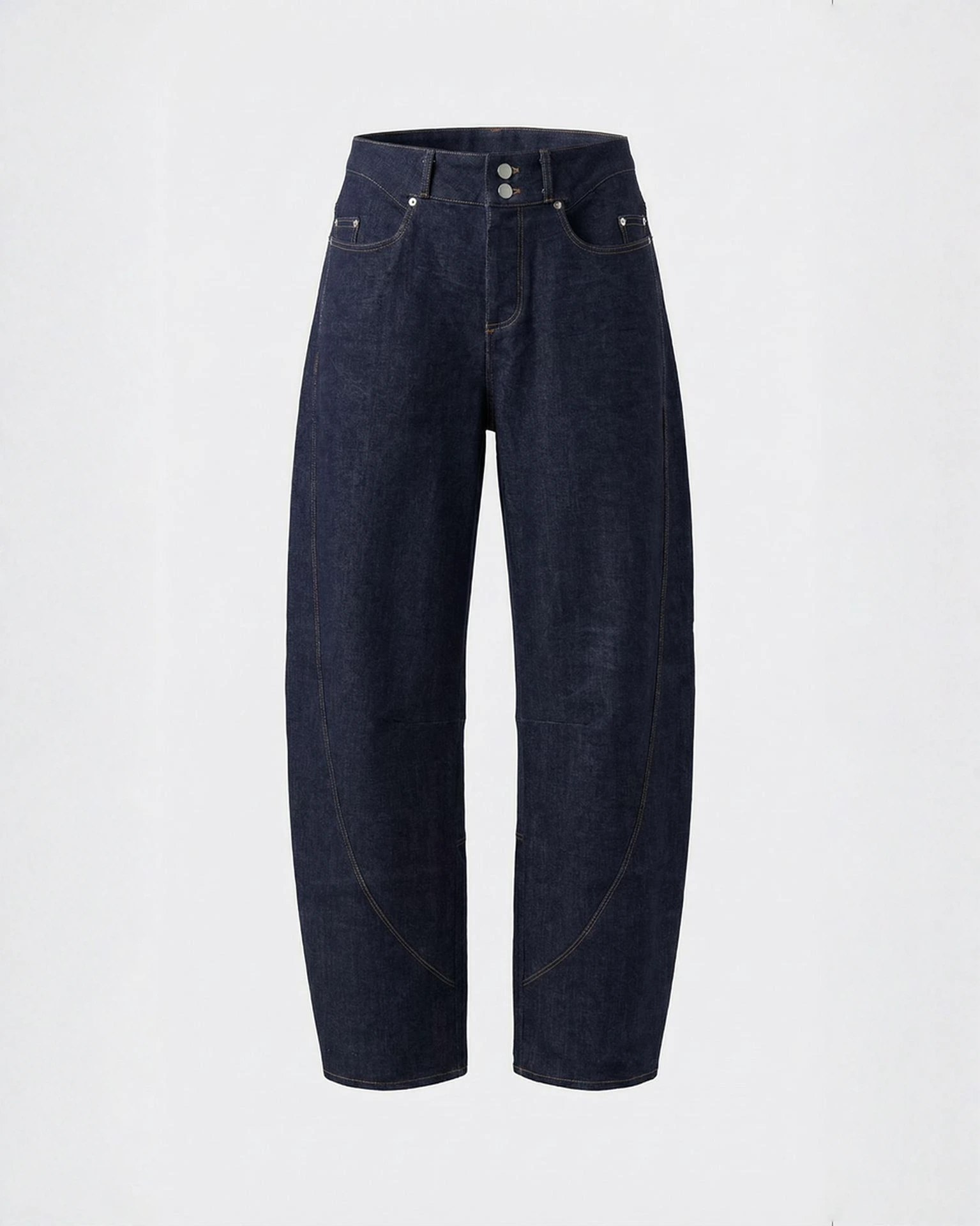 Mid-Rise Barrel Leg Denim - Image 2